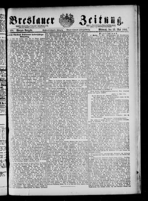 Breslauer Zeitung vom 13.05.1885