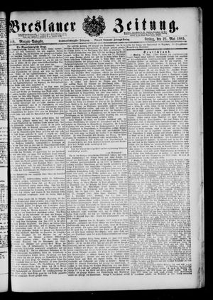 Breslauer Zeitung vom 22.05.1885