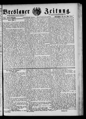 Breslauer Zeitung vom 23.05.1885
