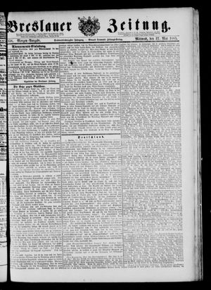 Breslauer Zeitung on May 27, 1885