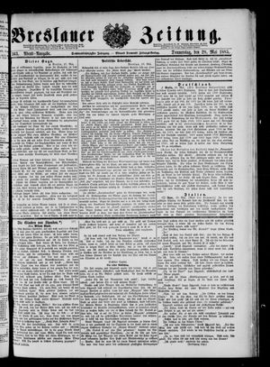 Breslauer Zeitung vom 28.05.1885