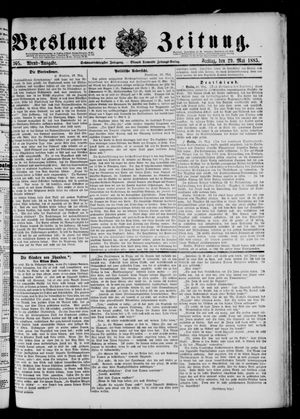 Breslauer Zeitung on May 29, 1885