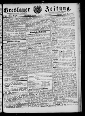 Breslauer Zeitung vom 03.06.1885