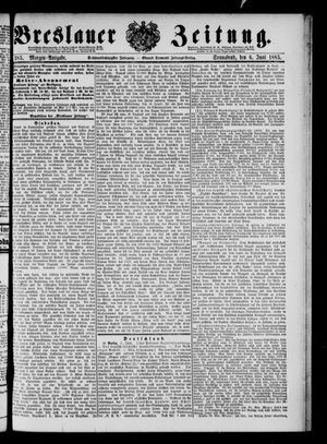 Breslauer Zeitung vom 06.06.1885