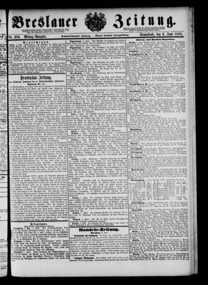 Breslauer Zeitung vom 06.06.1885