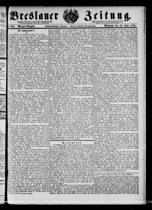 Breslauer Zeitung on Jun 10, 1885
