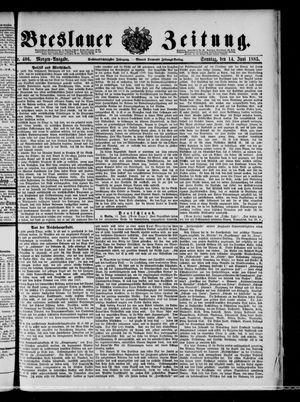 Breslauer Zeitung vom 14.06.1885