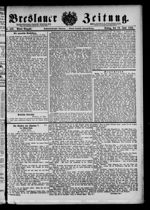 Breslauer Zeitung vom 19.06.1885