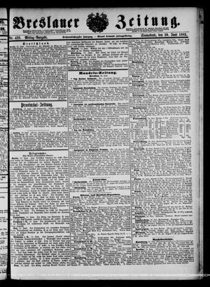 Breslauer Zeitung on Jun 20, 1885