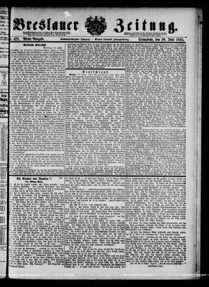 Breslauer Zeitung vom 20.06.1885
