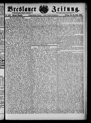 Breslauer Zeitung on Jun 26, 1885