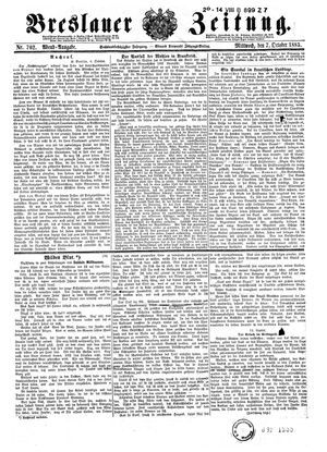 Breslauer Zeitung vom 07.10.1885