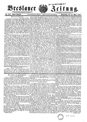 Breslauer Zeitung vom 25.03.1886