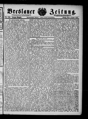 Breslauer Zeitung vom 07.10.1887