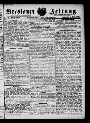Breslauer Zeitung vom 14.10.1887