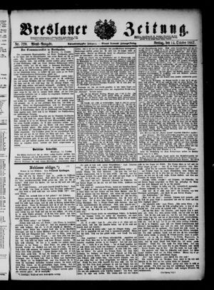 Breslauer Zeitung vom 14.10.1887