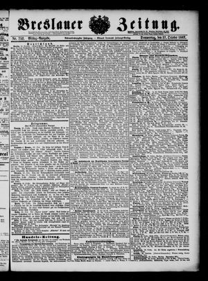 Breslauer Zeitung vom 27.10.1887