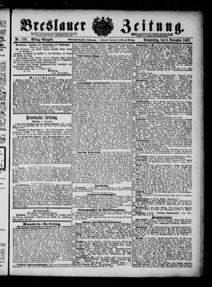 Breslauer Zeitung vom 03.11.1887