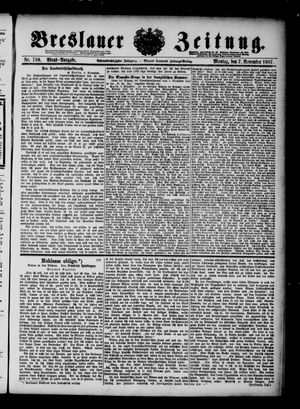 Breslauer Zeitung vom 07.11.1887