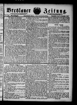 Breslauer Zeitung vom 12.11.1887