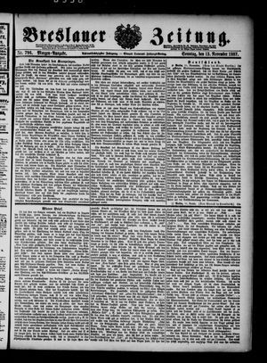 Breslauer Zeitung vom 13.11.1887
