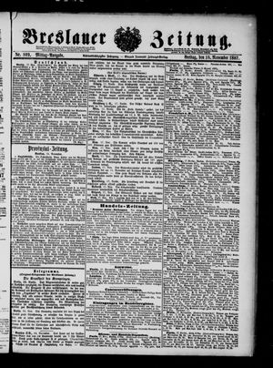 Breslauer Zeitung vom 18.11.1887
