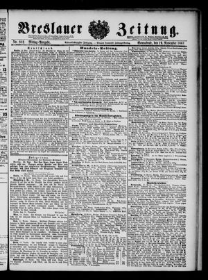 Breslauer Zeitung vom 19.11.1887