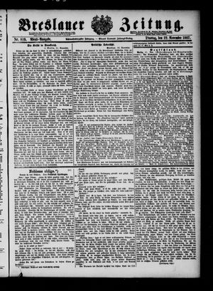 Breslauer Zeitung vom 22.11.1887