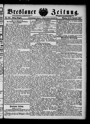 Breslauer Zeitung vom 28.11.1887