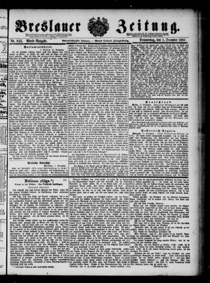 Breslauer Zeitung vom 01.12.1887