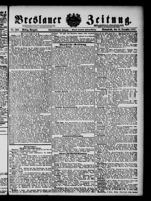 Breslauer Zeitung on Dec 10, 1887