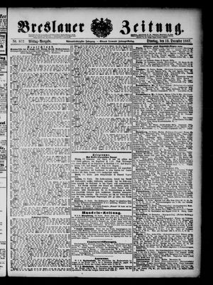 Breslauer Zeitung vom 13.12.1887