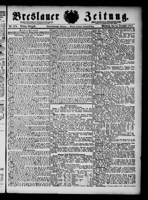 Breslauer Zeitung vom 14.12.1887