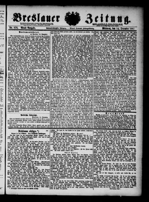 Breslauer Zeitung vom 14.12.1887