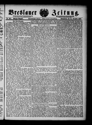 Breslauer Zeitung vom 24.12.1887