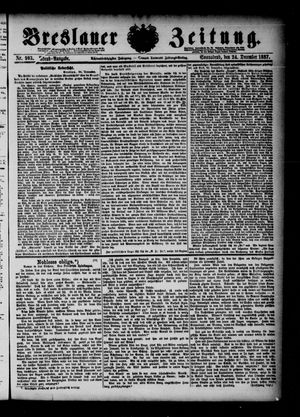 Breslauer Zeitung vom 24.12.1887