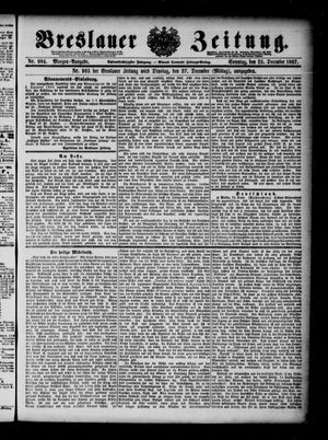 Breslauer Zeitung vom 25.12.1887