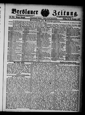 Breslauer Zeitung vom 30.12.1887