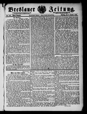 Breslauer Zeitung vom 07.10.1890