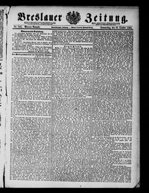 Breslauer Zeitung vom 23.10.1890