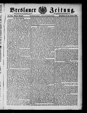 Breslauer Zeitung vom 25.10.1890