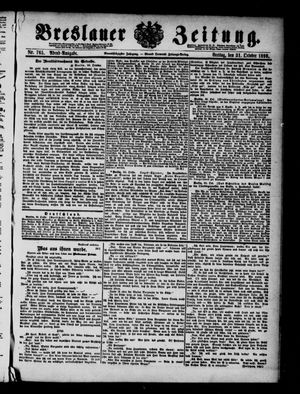 Breslauer Zeitung vom 31.10.1890