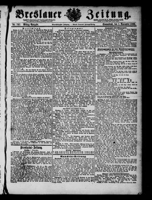 Breslauer Zeitung vom 01.11.1890