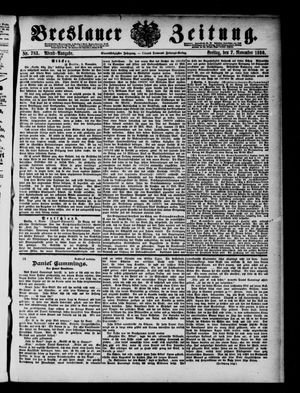 Breslauer Zeitung vom 07.11.1890