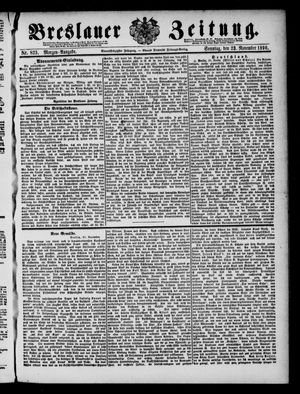 Breslauer Zeitung vom 23.11.1890