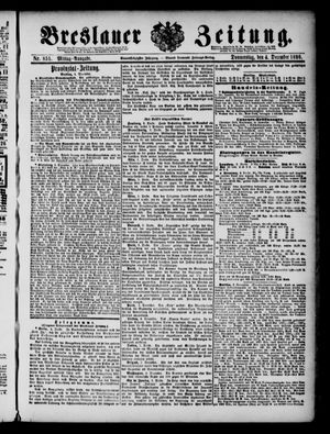 Breslauer Zeitung vom 04.12.1890