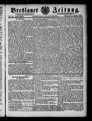 Breslauer Zeitung on Dec 5, 1890