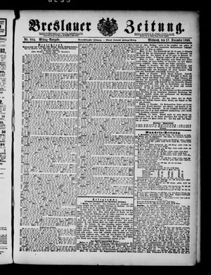 Breslauer Zeitung on Dec 17, 1890