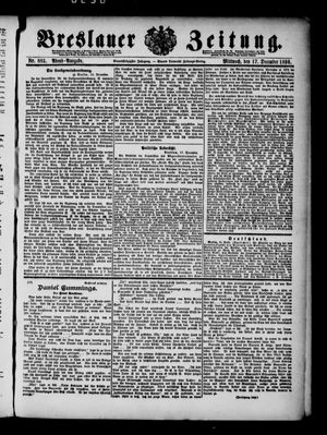 Breslauer Zeitung on Dec 17, 1890