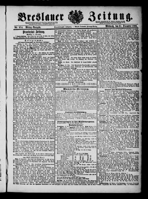 Breslauer Zeitung vom 31.12.1890
